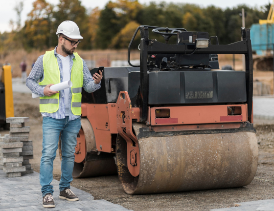 foto construcción en la calle
