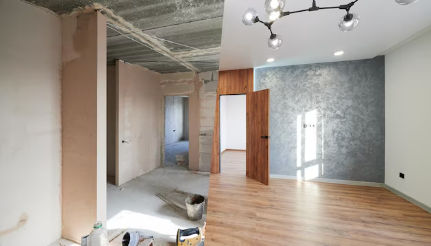 interior casa antes y después