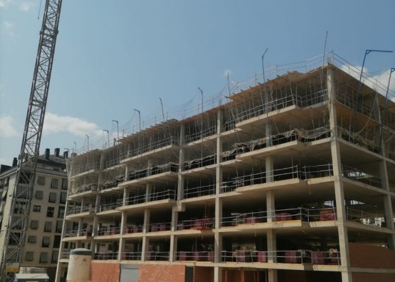 edificio en construcción