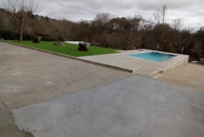 proceso construcción piscina