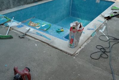 proceso construcción piscina